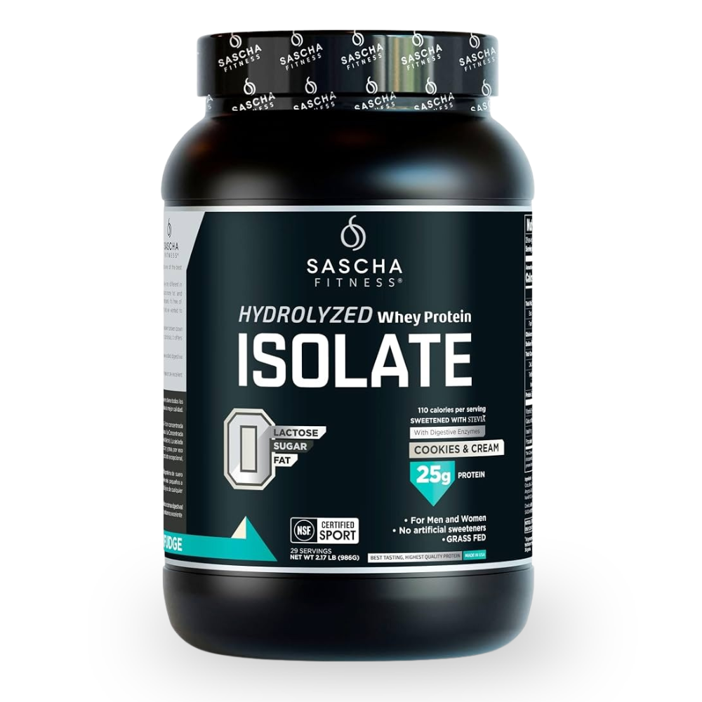 Sascha Fitness Hydrolized Whey Protein Isolate 1.98lb