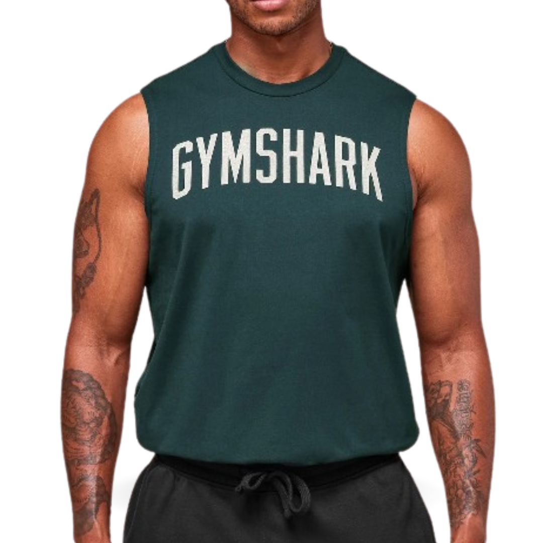 GS Playera verde sin mangas