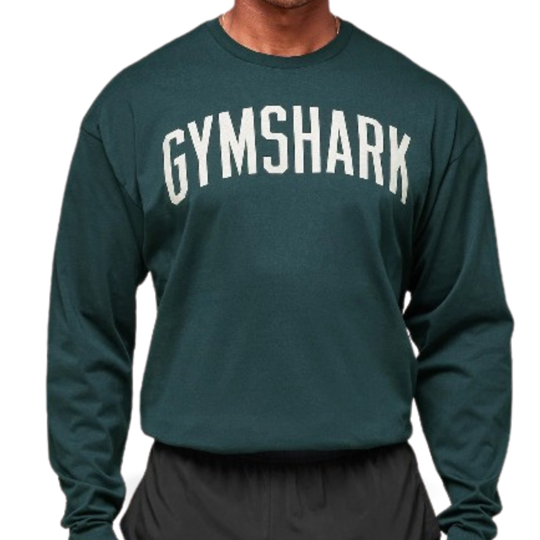 GS Playera verde manga larga