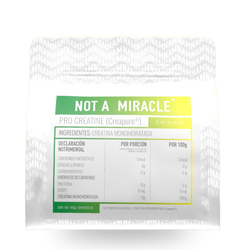 NOT A MIRACLE, PRO CREATINE ( CREAPURE) 90 SERVICIOS,