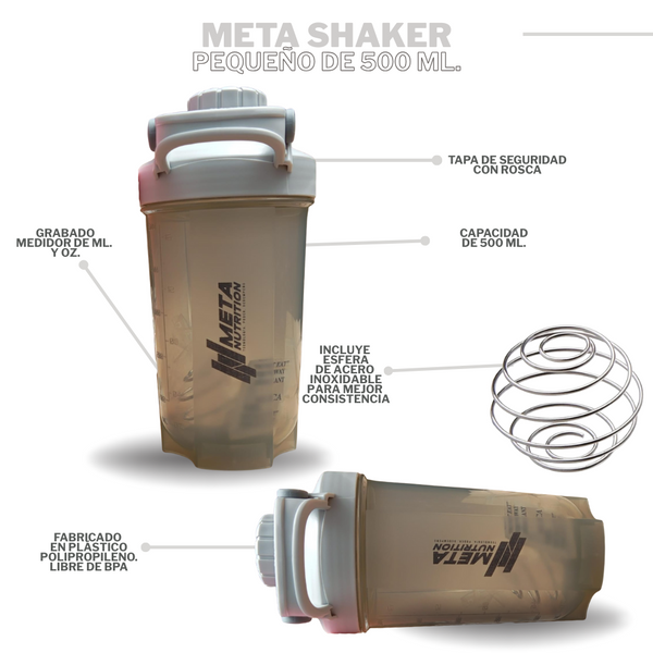 Meta Shaker pequeño 500ml