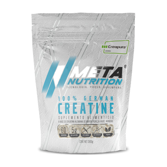 100% German Creatine (Creapure®), Meta Nutrition,  60 servicios