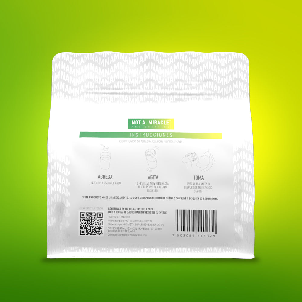 NOT A MIRACLE, PRO CREATINE ( CREAPURE) 90 SERVICIOS,