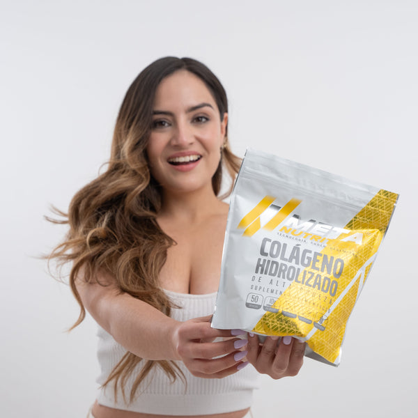 Colágeno Hidrolizado Puro Meta Nutrition. Grass Fed. 500g