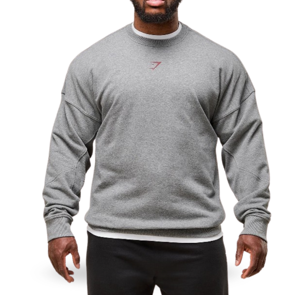 GS Sudadera Power Crew Gris