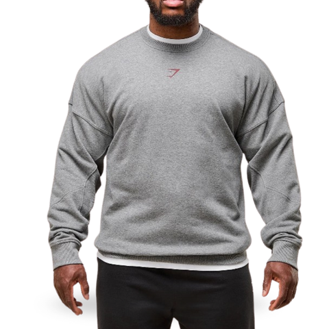 GS Sudadera Power Crew Gris