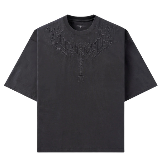 YOUNGLA 4106 - Dark Wave Tees PLAYERA GRIS DARK WAVE