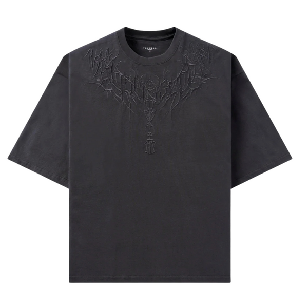 YOUNGLA 4106 - Dark Wave Tees PLAYERA GRIS DARK WAVE