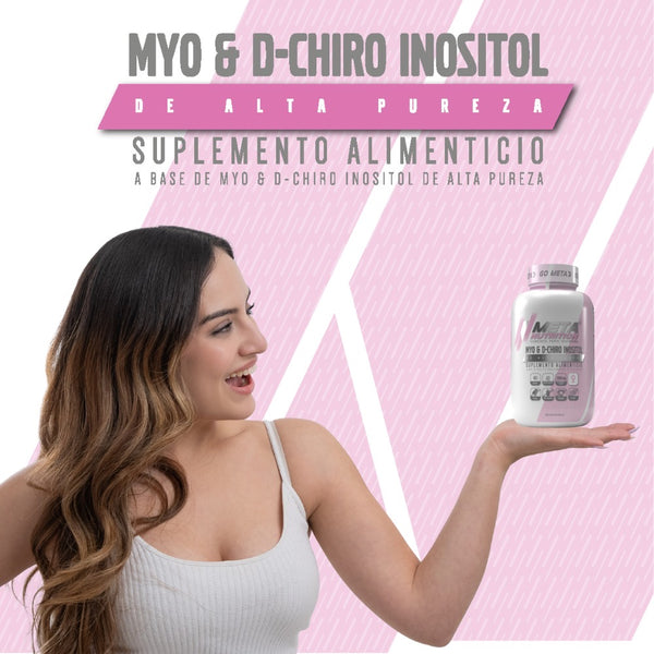 Myo y D-Chiro Inositol Meta Nutrition 40 días.