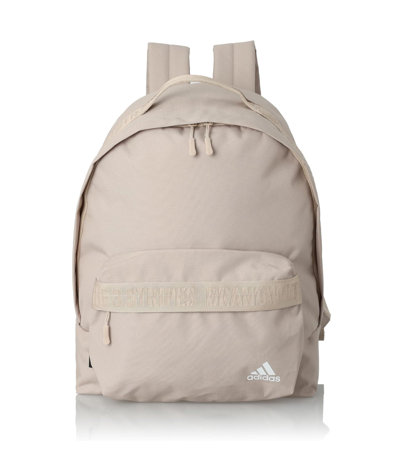 Mochila Adidas Beige con cinta frontal