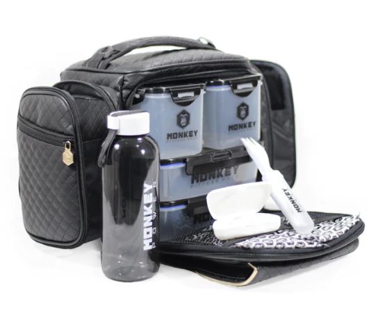 MALETA FITNESS PACK 2.0 NEGRA CON DORADO DELUXE