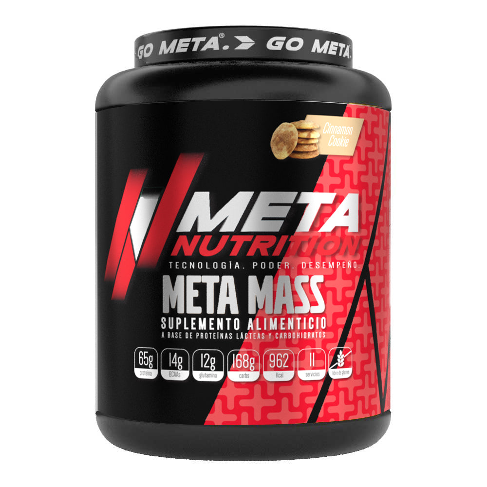 Meta Mass 6 lb, Alto en Proteína