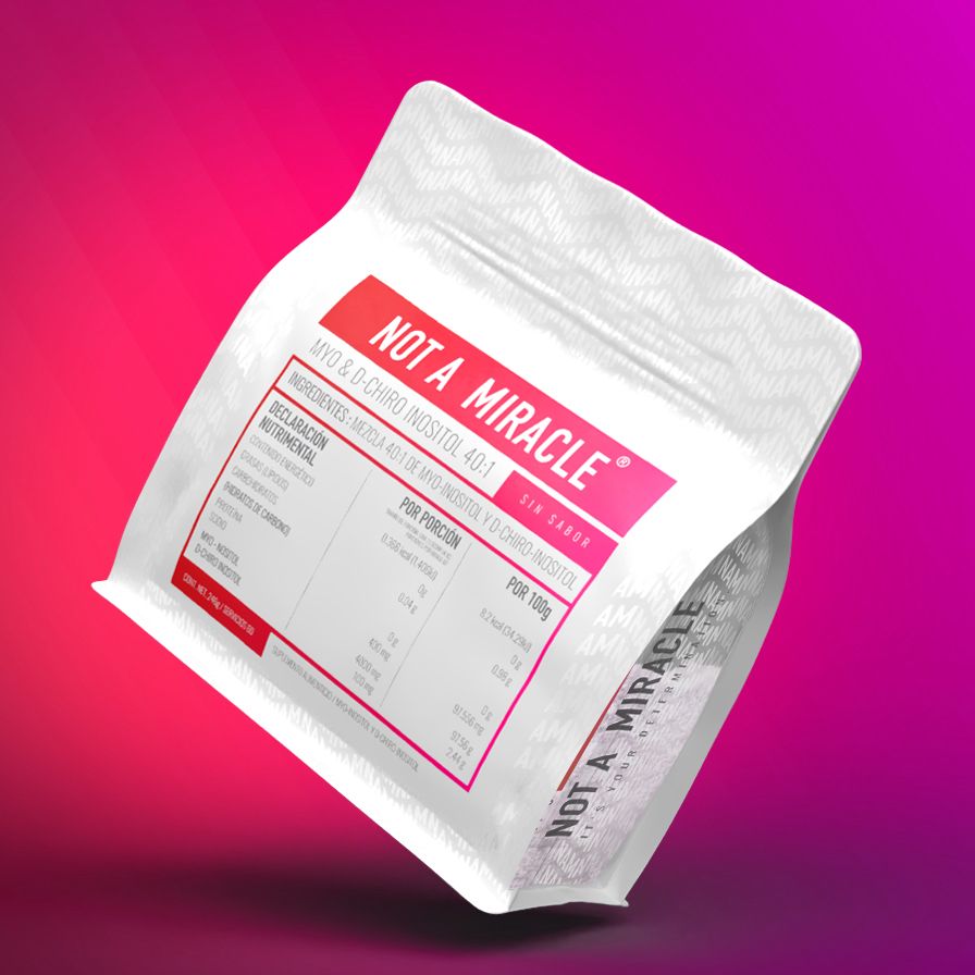 NOT A MIRACLE, INOSITOL MYO Y D-CHIRO RATIO 40:01, 60 SERVICIOS.