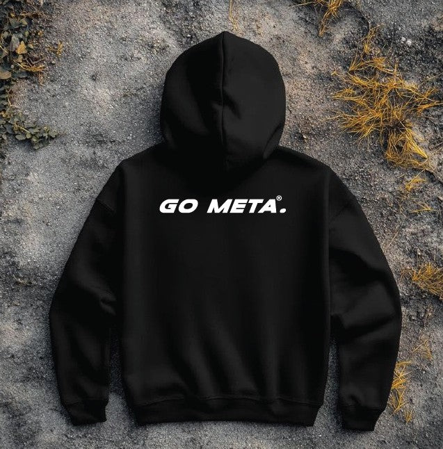 Sudadera Go Meta Negra