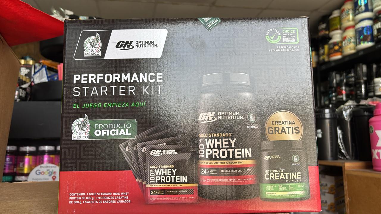 ON PERFORMANCE KIT MUNDIAL. Gold Standard y Creatina