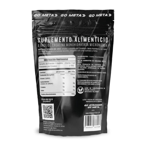 Creatine+ To Go | Creatina Monohidratada Micronizada| 50 Servicios.