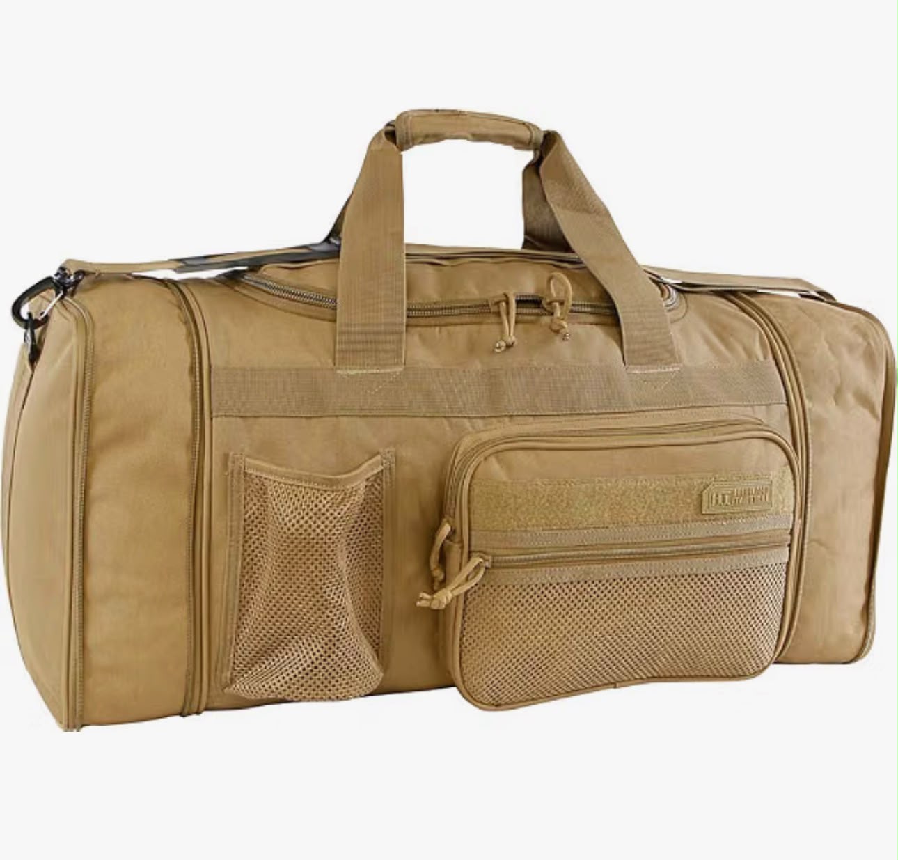 Maleleta  Tactica Gym highland tactical. Dobel cmpartimento frontal Camel