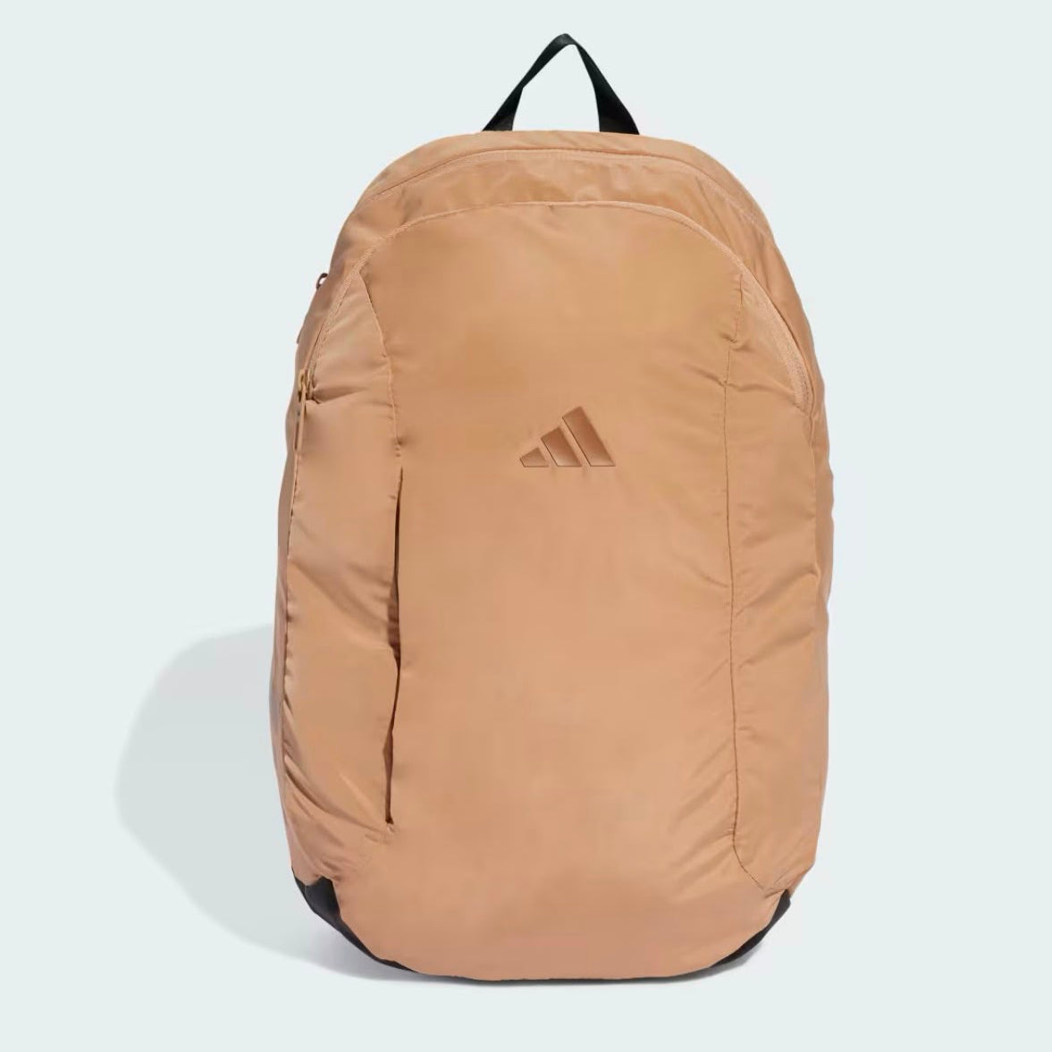 Mochila Adidas, Beige logo central.