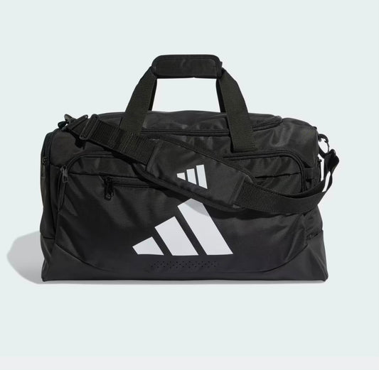 Maleta Adidas Defender Pequeña Café con negro-blanco