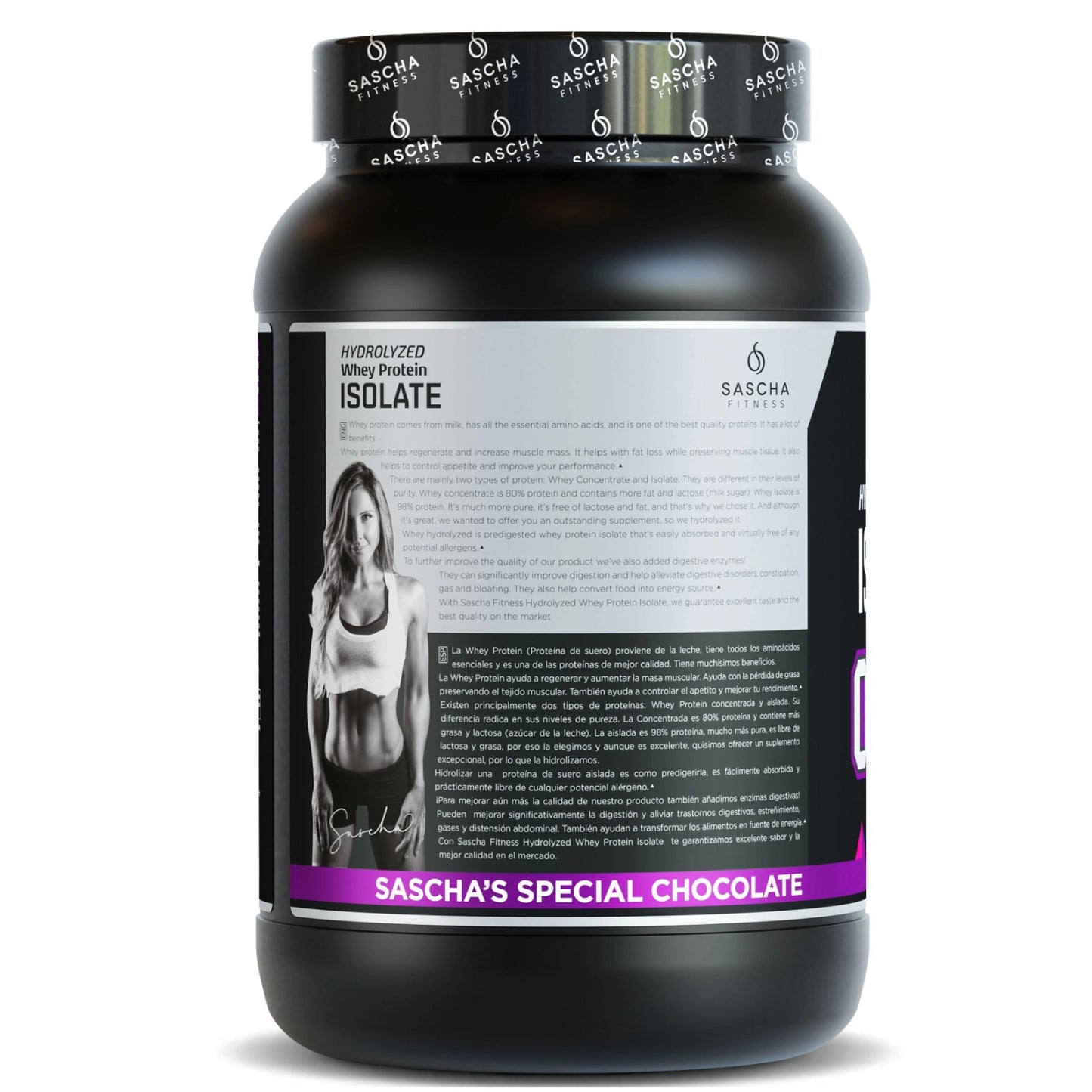 Sascha Fitness Hydrolized Whey Protein Isolate 1.98lb