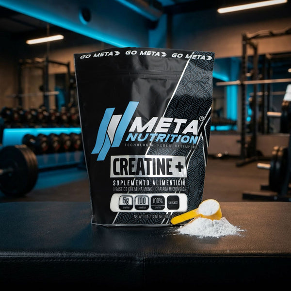Creatine+ Meta Nutrition  Alta Pureza 100 servicios 500g.