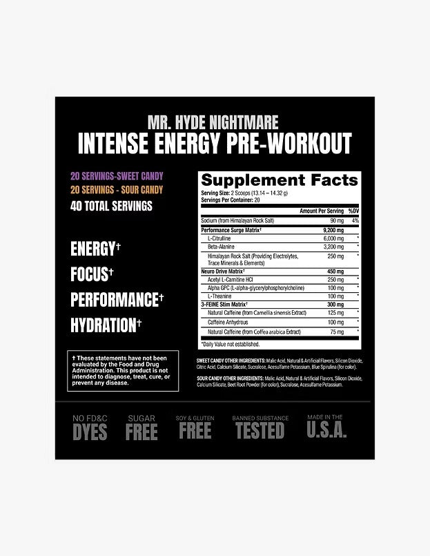 MR HYDE NIGHTMARE 40 SERV DUAL FLAVOR