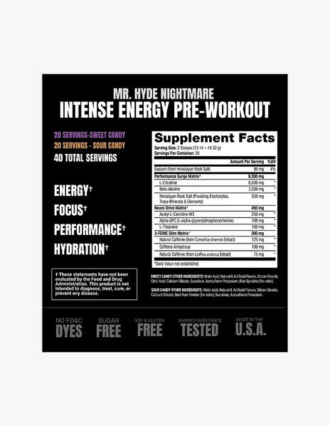 MR HYDE NIGHTMARE 40 SERV DUAL FLAVOR