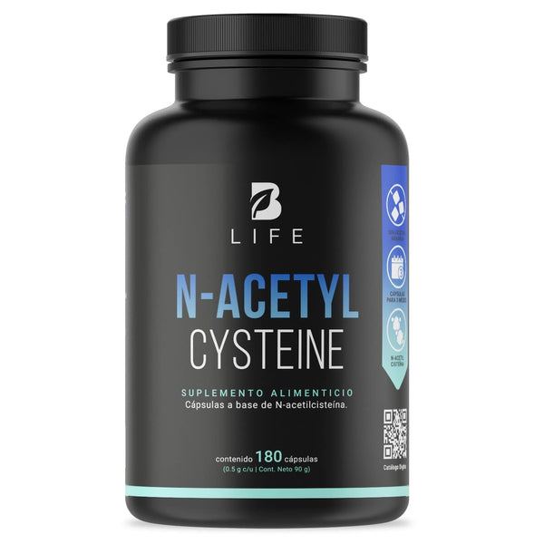 NAC N-Acetil Cisteína | 500 mg por Porción | 180 Cápsulas