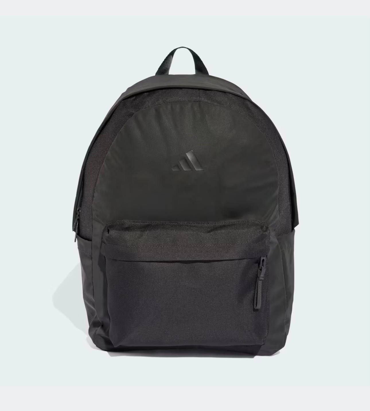 Mochila Adidas Negra logo negro Reflectante.