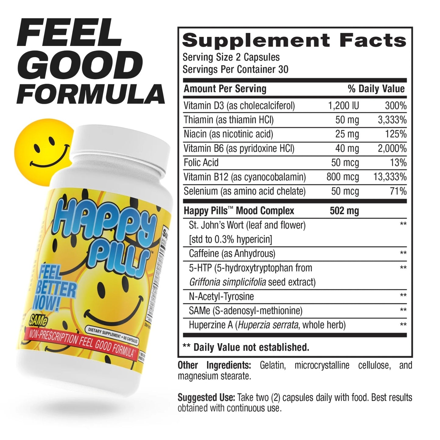 HAPPY PILLS 60 CAPS BPI