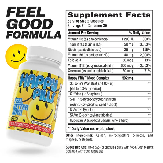 HAPPY PILLS 60 CAPS BPI