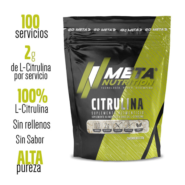 Citrulina Pura, Meta Nutrition