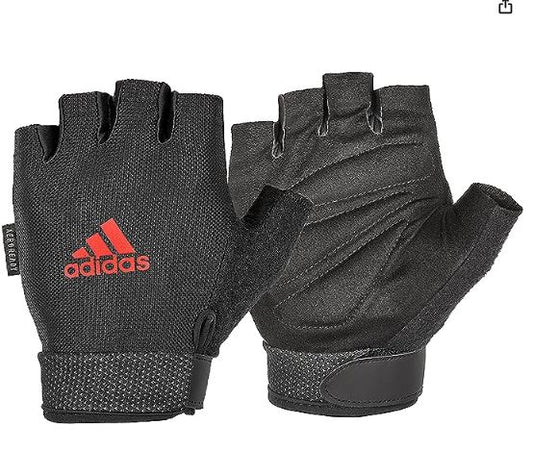 Guantes Adidas negro-rojo