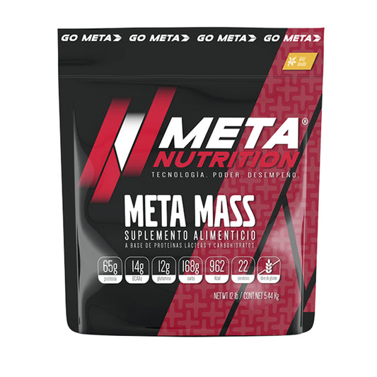 Meta Mass 12 lb, Alto en Proteína