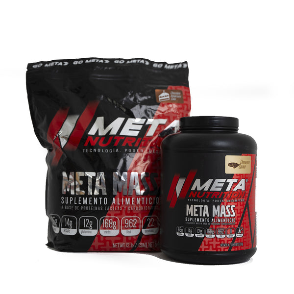 Meta Mass 12 lb, Alto en Proteína