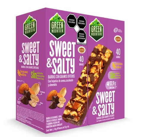 Green Mountain Sweet and Salty Bar Caja de 40 Piezas