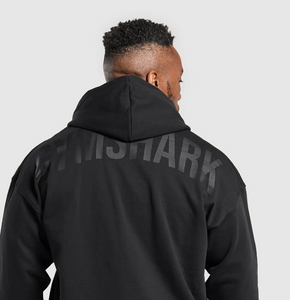 Gymshark Sudadera Negra Power Zip Up Hoodie