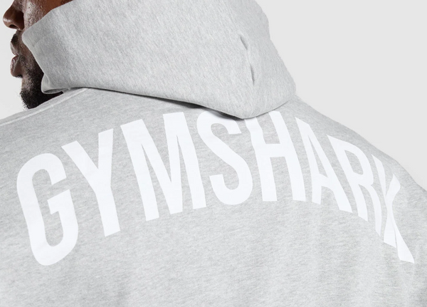 Gymshark Sudadera gris Power Zip Up Hoodie