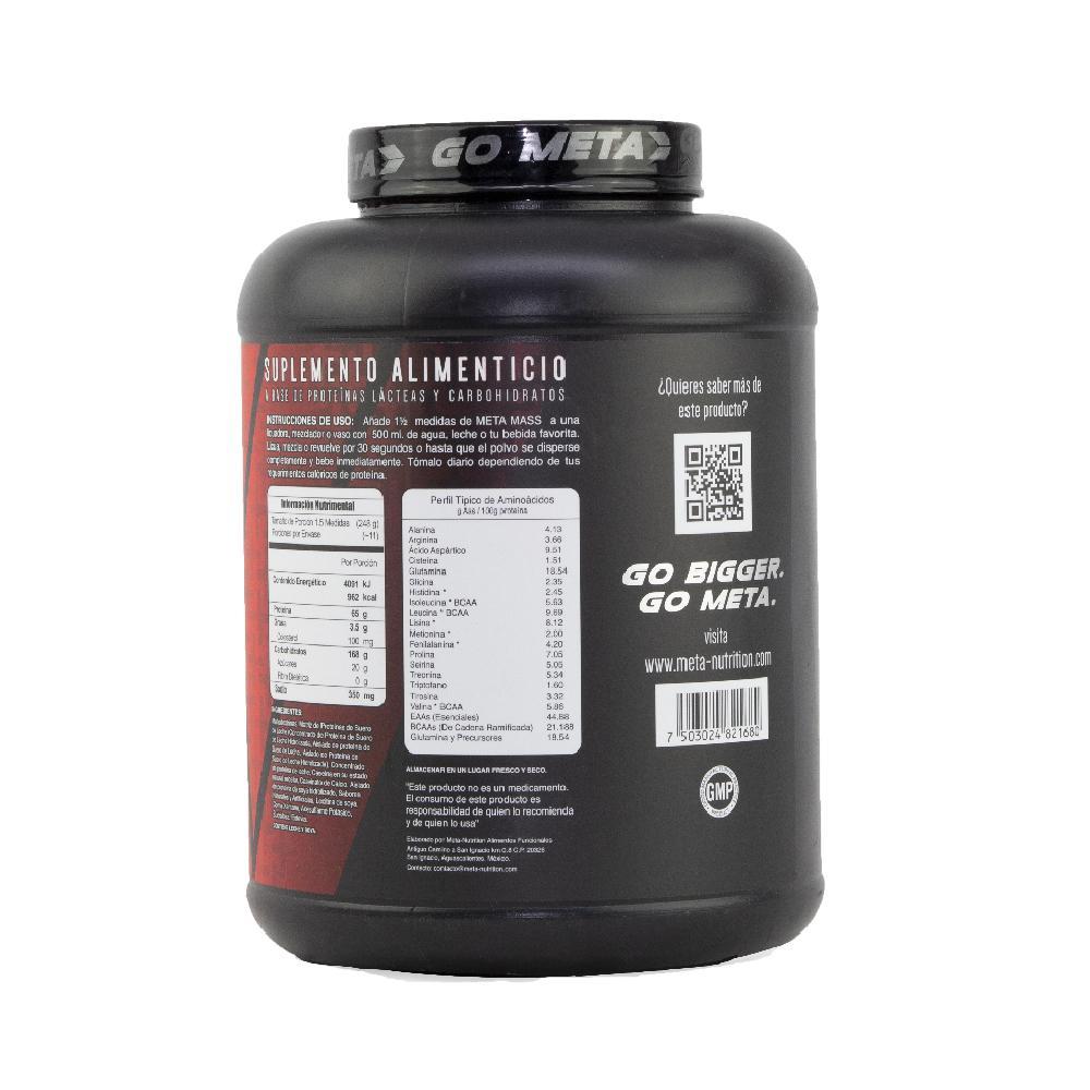Meta Mass 6 lb, Alto en Proteína
