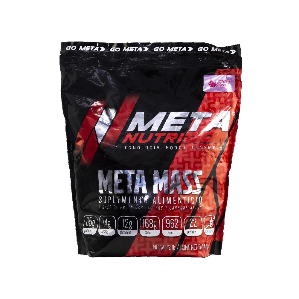 Meta Mass 12 lb, Alto en Proteína