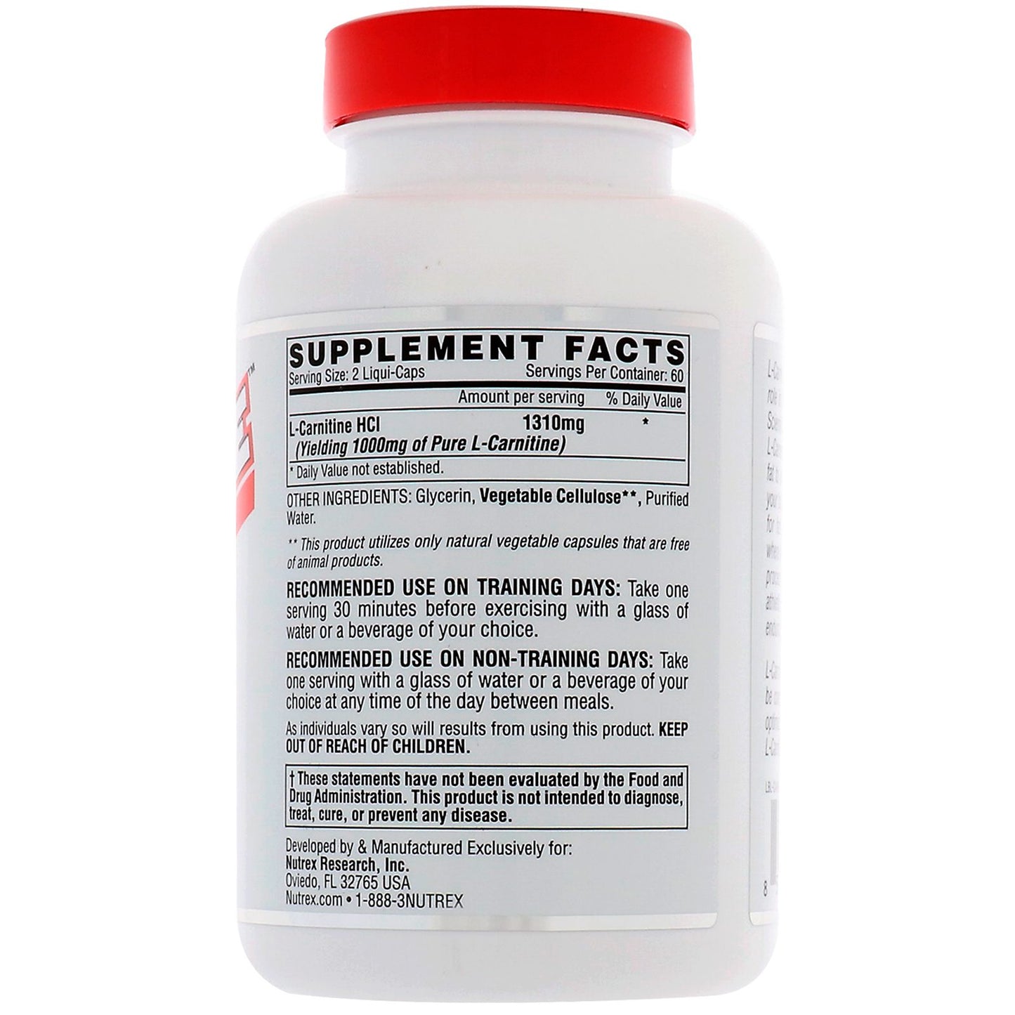 L-CARNITINE 10000 120 CAPS NUTREX