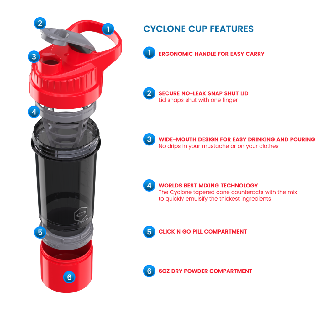 Cyclone Cup Shaker, 22 oz.