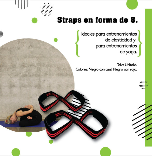 Yoga Straps en forma de 8