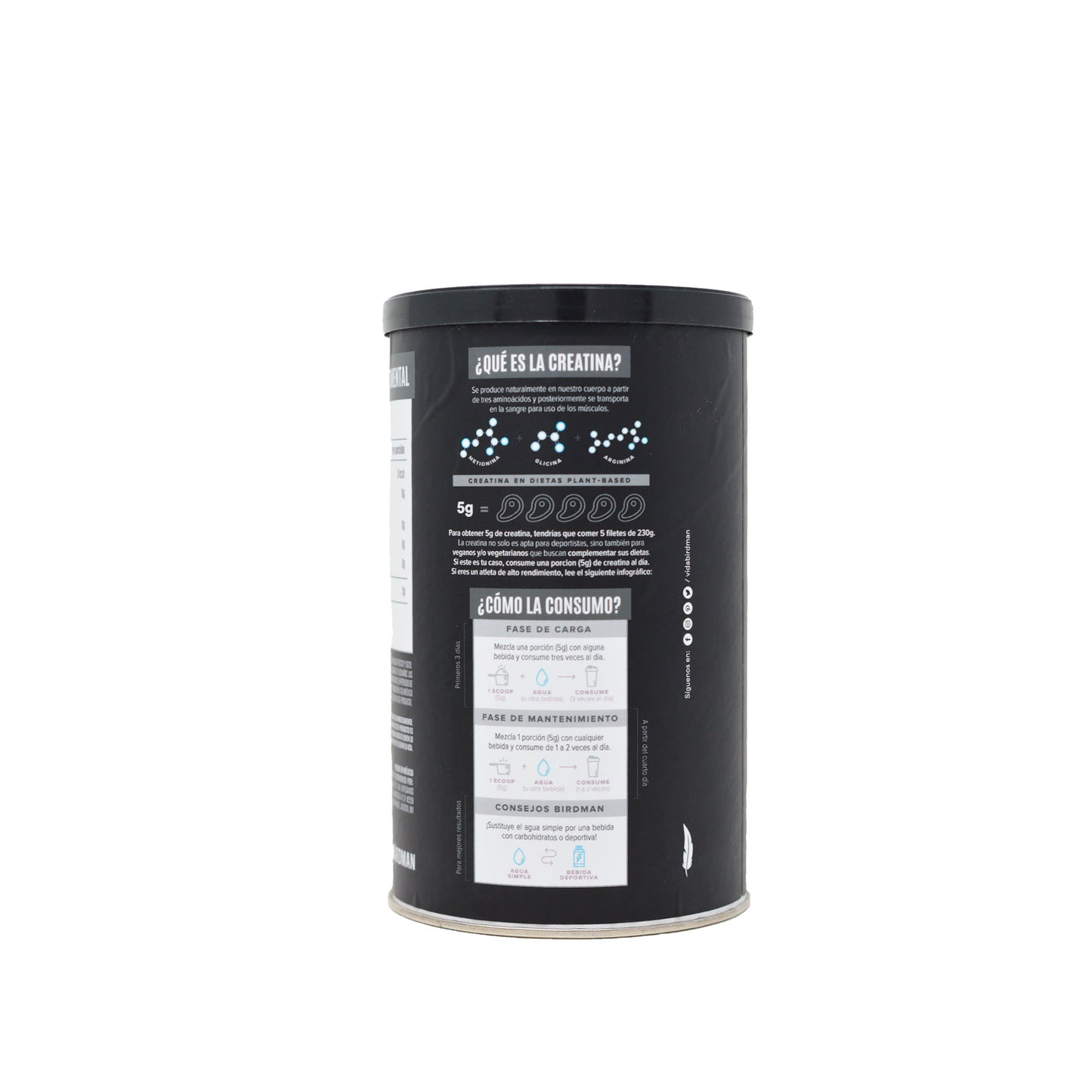 Creatina Birdman  90 Servicios 450g