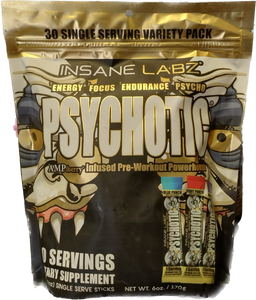 Psychotic Gold 30 Sticks Variety pack