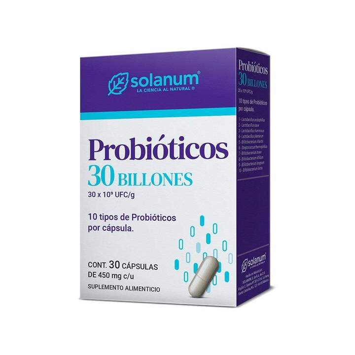 Probióticos 30 Billones - 60 Cápsulas Twopack